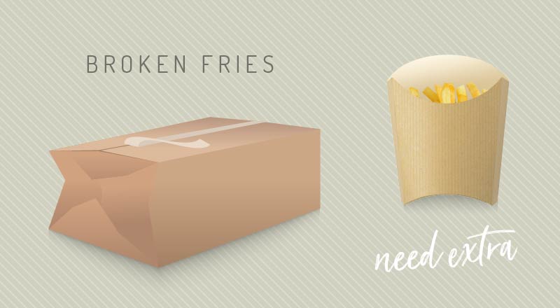 Broken fries - need extra